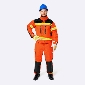 Multi-layer high-visibility reflective fire suit