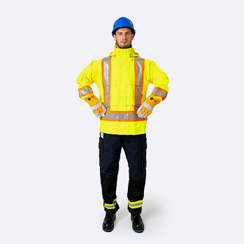 Flame Resistant and Arc Protective Rain Suit