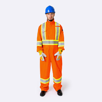 Aramid Modacrylic Cotton Anti-Static Flame Resistant Coverall