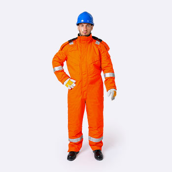 High-visibility,heat-insulating,flame-retardant,winter-proof bodysuit