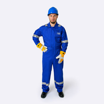 Solid Color Flame Retardant Jumpsuit